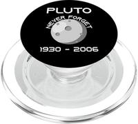 Pluto Never Forget Funny Astronomy Universe Galaxy PopSockets PopGrip for MagSafe