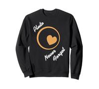 Pluto Never Forget Space Nostalgia Planetary Humor Sweatshirt
