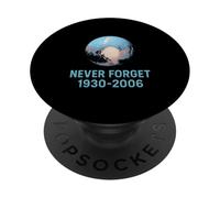 Pluto Never Forget Universe Solar System Space Men's Planet PopSockets Adhesive PopGrip