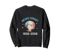 Pluto Never Forget Universe Solar System Space Men's Planet Sweatshirt