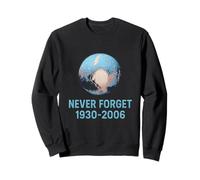 Pluto Never Forget Universe Solar System Space Men's Planet Sweatshirt