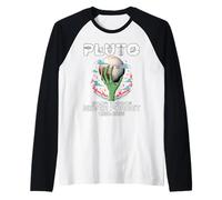 Pluto Our Home Never Forget 1930-2006 Funny Astronomy Space Raglan Baseball Tee