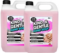 Pluto Packaging 1 X 5L Ready To Use Kind & Gentle Pearlised Hand Soap For All Body Cleansing