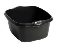 Pluto Packaging 1 X Black Home Kitchen Essential Multipurpose Rectangular Washing Up Bowl