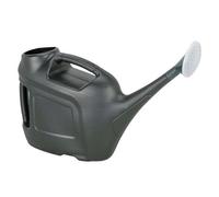 Pluto Packaging 1 X Green 6L Lightweight Watering Can With Handle & Sprinkler Head Suitable For Watering Plants, Tubs, Pots & Hanging Baskets