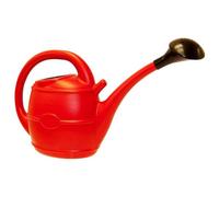 Pluto Packaging 1 X Red 10L Watering Can With Sprinkler Rose Head For Outdoor Indoor & Garden Use