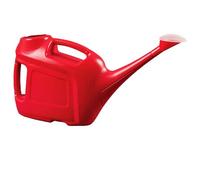 Pluto Packaging 1 X Red 6L Lightweight Watering Can With Handle & Sprinkler Head Suitable For Watering Plants, Tubs, Pots & Hanging Baskets