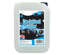 Pluto Packaging 10L Multipurpose Pure Deionised Mineral Free Water Ideal For Steam Irons & Batteries