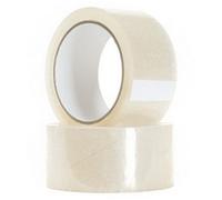 Pluto Packaging 144 Rolls 50mm X 66M Clear Acrylic Super Sticky Packaging Tape For Sealing Parcels & Boxes