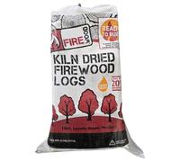 Pluto Packaging 2 Bags Easy To Light Ready To Use Softwood Kiln Dried Firewood Logs Ideal For Open Fires