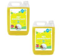 Pluto Packaging 2 X 5L Lemon General Use Effective Pet Disinfectant Safe To Use On All Surfaces