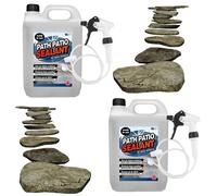 Pluto Packaging 2 X 5L Path Patio Sealant Shields From Dirt & Moisture Complete With Hose Trigger