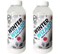 Pluto Packaging 3 Tubs 2Kg Winter Wizard Ice & Snow De-Icer White Grit Salt For Roads & Paths