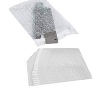 Pluto Packaging 300 X Clear Bp5 (280mm X 360mm) Lightweight Secure Peel & Seal Bubble Pouches For Shipping Fragile Items