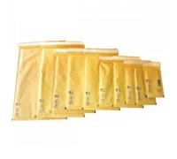 Pluto Packaging 300 X Size 10 (350 X 470mm) Classic Gold Arofol Bubble Lined Strong Postal Mailers With Peel & Seal Slip
