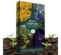 Pluto Packaging 40 Litre Specially Formulated Multi Purpose Compost Soil With Added John Innes