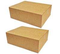 Pluto Packaging 50 X 350X250X160mm Corrugated Postal Parcel Packing Shipping Royal Mail Boxes