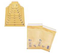 Pluto Packaging 500 X Size 9 (300 X 445mm) Classic Gold Arofol Bubble Lined Strong Postal Mailers With Peel & Seal Slip