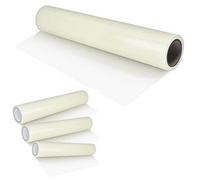 Pluto Packaging 600mm X 50M Super Sticky Self Adhesive Carpet Protection Roll Clear Waterproof Film For Stairs & Carpets