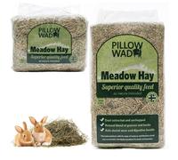 Pluto Packaging Natural Dried Grass Fresh Meadow Hay Perfect For Rabbit Food & Hay For Smaller Animals (1kg, 1 Bag)