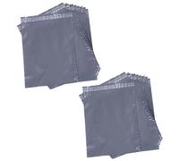 Pluto Packaging Pack of 100 Strong Plain Grey Packing Mailing Shipping Postal Large Self Sealing Mailing Bags (12x16”)