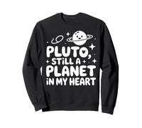 Pluto Planet Funny Astronomer Telescope Astronomy Sweatshirt