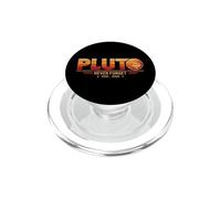 Pluto Planet Status Vintage Astronomy Universe design PopSockets PopGrip for MagSafe