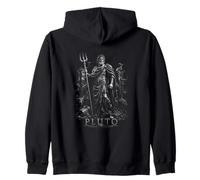 Pluto Underworld God Dark Mythology Warrior Zip Hoodie