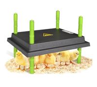 Plutohiker Chick Brooder Heating Plate, 10"x12"Chicken Brooder Heater with Adjustable Height for Baby Chick & Duckling, 20W Brooder Plate for Up to 15 Chick, Replacement Heat Lamp Warm Like Mother Hen