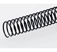 Plutreas 100 Pack Plastic Spiral Binding Coils, 4:1 Pitch, Spiral Binding Spines for Office Documents, Engineer Papers, Business Projects (6mm (30 Sheet Capacity))