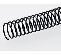 Plutreas 100 Pack Plastic Spiral Binding Coils, 4:1 Pitch, Spiral Binding Spines for Office Documents, Engineer Papers, Business Projects (12mm (90 Sheet Capacity))