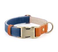 Plutus Pet Genuine Leather & Hemp Dog Collar, Adjustable, Gentle & Stylish