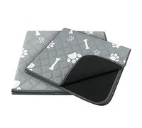 Plutus Pet Washable Pee Pads for Dogs, 2 Pack, Non-Slip Dog Pads with Heavy Absorbency, Reusable Training Pads, Waterproof Mat for Whelping, Playpen, Crate, Kennel and Outdoors, 120x90cm