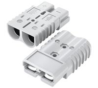 Pluuttiem 350Amp Battery Quick Connect/Disconnect Connector, Wiring Harness Plug Connector Kit for Car Winch Trailer