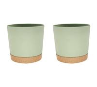 Pluuttiem Drainage Holes and Small Pots Decorative Plant Pots for Outdoor,Indoor,Balcony,Patio,Garden Decor Easy to Use D