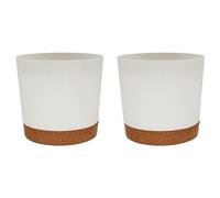 Pluuttiem Drainage Holes and Small Pots Decorative Plant Pots for Outdoor,Indoor,Balcony,Patio,Garden Decor E