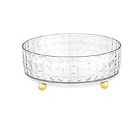 Pluuttiem Rotating Perfume Organizer Stand 360° Clear Makeup Skincare Organizer Vanity Cosmetics Organizer Tray Storage S B 1 Pieces