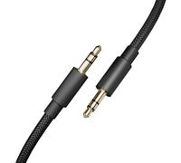 pluX 3.28FT/1Meter 3.5mm Audio Cable Male to Male Audio Cable 2 Pole Stereo Aux Cable Auxiliary Cable Aux Cord for Headphones,PS4,Smartphone,Tablets,Headset,PC,Laptop and More