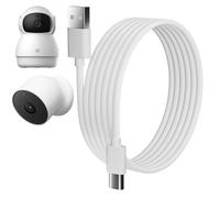 pluX 5m/16FT Micro USB Cable for WyzeCam, USB A to Micro USB Power Cable for Ring Indoor Camera (2nd Gen) Extension Cord for XIAOMI Mi 360° Camera/YI/Cloud/Nest/Furbo Dog Cam