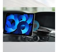 pluX CD Slot Tablet Mount for Car, Universal 4-13" Tablet & Phone Holder, iPad Pro/Air/Mini, Galaxy, iPhone, Adjustable Viewing Angle, Secure Grip, Compatible with CD Slots up to 20mm, Black