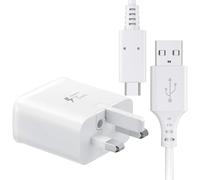 pluX Type C Charger Plug for Samsung Galaxy Z Flip 7 Z Fold 7 Z Flip 6 Z Fold 6 Z Flip 5 Z Fold 5 Z Flip 4 Z Fold 4 Z Flip 3 Z Fold 3 S20 FE S20 Lite A32 5G A12 M12 M21s M22 M31s M32 M51 Fast Adapter