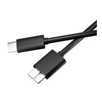 pluX USB C Hard Drive Cable 1m Micro B to USB C Cable 10Gbps, Work with MacBook Pro Air Galaxy S5 My Passport Elements etc,Space Gray
