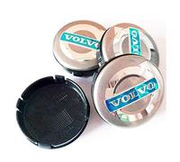 Pluysta 4Pcs Car Wheel Centre Cap for Volvo V40 V60 V90 S60 S40 V70 XC70 XC60 XC90 60mm - ABS Badges Emblems Hub Covers Waterproof Dustproof Wheel Replacement Accessories,C