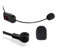 Pluzmecalm 12Pcs 0.3" Diameter Black Mini Foam Microphone Windscreen, Headset Microphone Windscreen, High Density Mic Covers Noise Reduction for Small Lapel and Lavalier Microphones