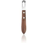 Pluzmecalm 1Pc Cocktail Channel Knife with Walnut Wood Handle - Stainless Steel Bar Tool for Garnish, Citrus Zesting and Peeling,Graters,Peelers and Slicers,Zesters,Kitchen Utensils and Gadgets