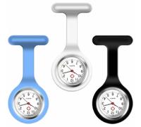Pluzmecalm 3Pack Nurse Watches - Clip on Nurse Watch with Second Hand
