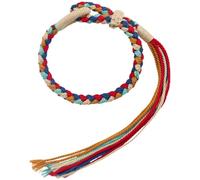 PLwelth Tibetan Bracelet for Women Men Handmade Braided Rope Bracelets Adjustable Colorful String Cord Boho Surfer Friendship Wristband Prayer Woven Knot Bracelet Anklets Trendy Charm Jewelry Gifts