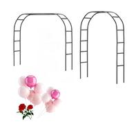 PLWUPE Garden Arch Trellis With Flexible Installation - 240×140cm / 200×220cm, Outdoor Wedding & Balloon Arch For Climbing Plants, Party & Garden Decorations