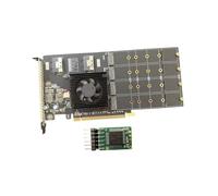 PLX8749 Multi-Connector PCIe Board Assembly, Computer Add-in Module Bundle, Full-Height Desktop Expansion Format, 19.5 Cm Hardware Layout for Enclosure Setup Review Pcie Addin Board Desktop Expansion