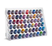Plydolex Acrylic Paint Organizer - 60 Paint Bottle Holes Compatible with Citadel Bottles - for Wall Mounting and for Desk Use - Suitable for DnD, Warhammer 40K, Pathfinder and Other Miniatures